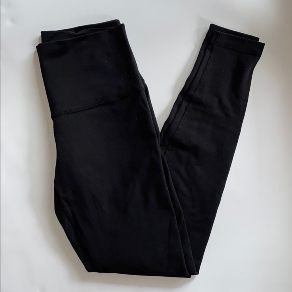 Lululemon wunder under high rise 28” in black